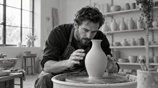 Artisan perfectionnant minutieusement son travail, symbole du piège du mieux, de l’exigence et du perfectionnisme qui peut ralentir le progrès Mindset Ambition