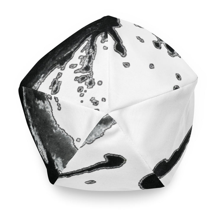 Bonnet "Flow Ink" - Blanc