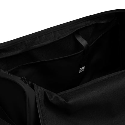 Intérieur du sac de sport Bold Move Mindset Ambition noir, compartiment spacieux avec poche interne et logo signature, idéal pour un rangement organisé – Mindset Ambition