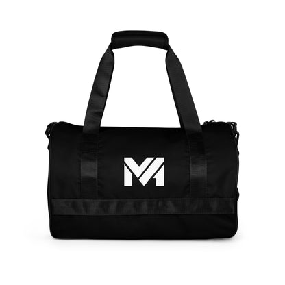 Sac de sport Smart Move Mindset Ambition, noir, logo blanc centré sur le côté, structure résistante et lignes épurées, idéal pour la salle ou le voyage – Mindset Ambition