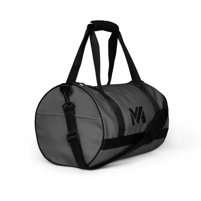 Sac Smart Move Mindset Ambition, gris, vue avant trois-quarts droite, logo noir visible sur le côté, finitions résistantes et silhouette moderne – Mindset Ambition