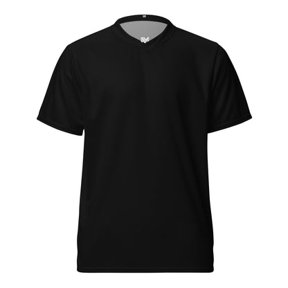 T-shirt sport technique “Spine” Mindset Ambition, couleur noire, coupe athlétique sans logo apparent, matière légère et respirante, vue de face, collection Motivation & Performance.