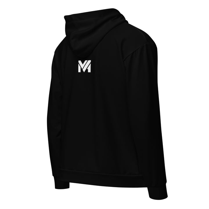 Sweat à capuche zippé "Urban Core" - Noir