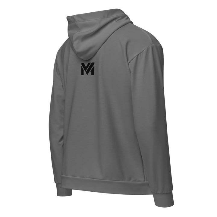 Sweat à capuche zippé "Urban Core" - Gris