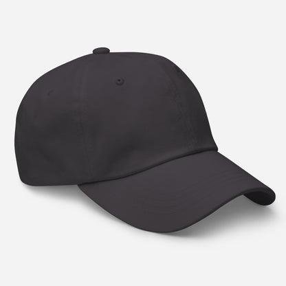 Casquette Classic Mind Mindset Ambition, noire, vue avant droite, visière structurée, silhouette urbaine raffinée – Mindset Ambition