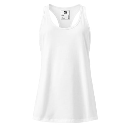 Débardeur femme Grace Mindset Ambition, blanc, vue de face sans logo visible, coupe épurée et minimaliste.