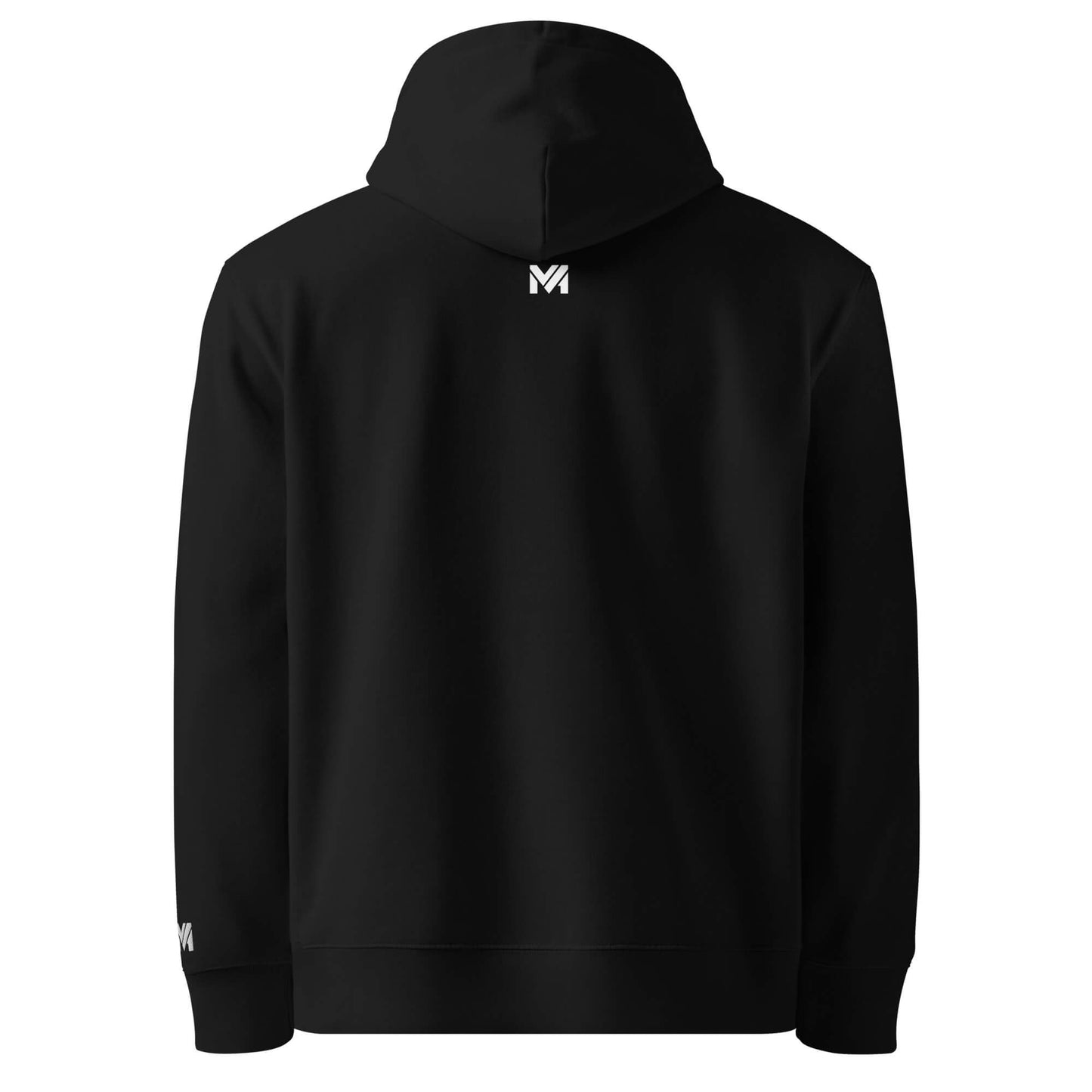 Hoodie Mindset Ambition noir logo blanc sous le col dos Mindset Ambition
