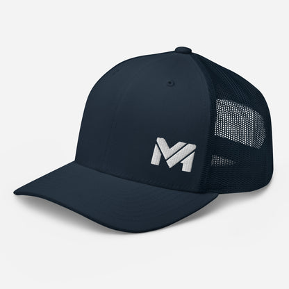 Casquette High Focus bleu marine Mindset Ambition, logo brodé blanc sur l’avant gauche, style épuré et sobre