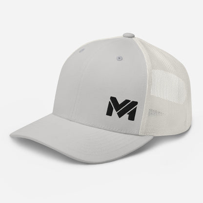 Casquette High Focus argentée Mindset Ambition, logo brodé noir sur l’avant gauche, contraste subtil et finition soignée