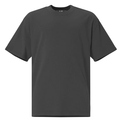 T-shirt oversize homme Raw Mindset Ambition, couleur gris foncé, coupe ample et lourde, vue de face, sans logo visible, issu de la collection Origine & Intention.
