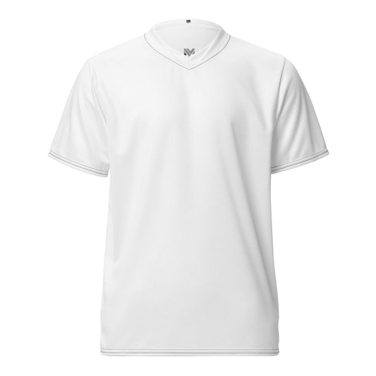 T-shirt sport technique “Spine” Mindset Ambition, couleur blanche, coupe droite respirante sans logo apparent, conçu pour la performance et la légèreté, vue de face, collection Motivation & Performance.