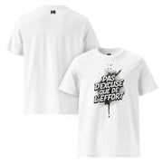 T-shirt Bio "PAS D'EXCUSE, QUE DE L'EFFORT." - Blanc